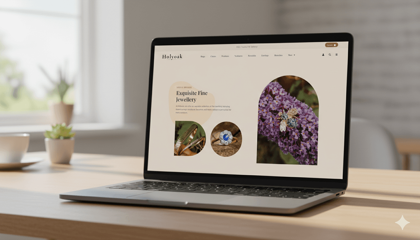 Holyoak Fine Jewellery website